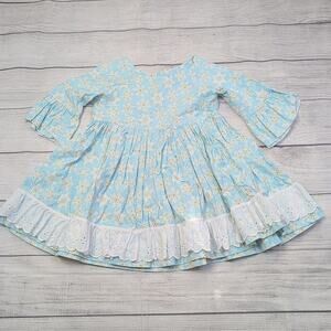 6 Matilda Jane Platinum Snow Flurry Raglan Top